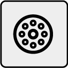 Độ nén 50% là đủ để bịt kín (nước, bụi, không khí)